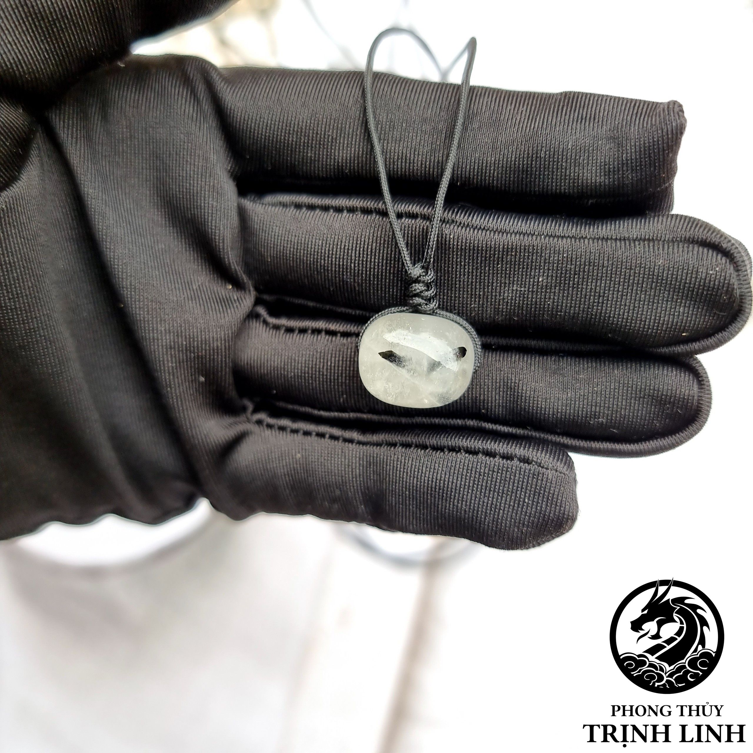 VÒNG CỔ 1 HẠT ĐÁ THẠCH ANH LU THỐNG