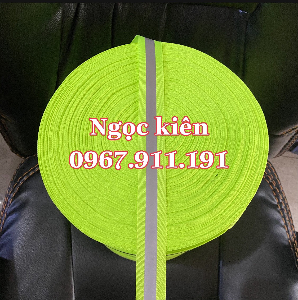 cuộn dây vải phản quang bản rộng 2.5cm dài 100 mét