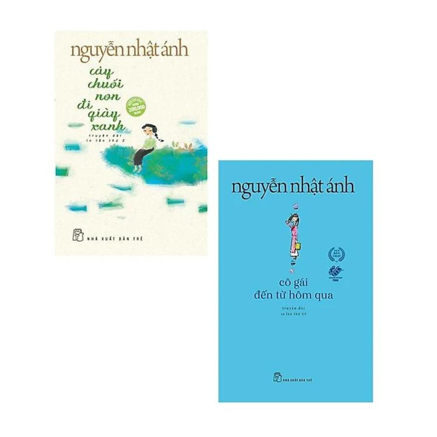 Combo truyện đặc sắc của nguyễn nhật ánh: cô gái đến từ hôm qua + cây chuối non đi giày xanh - ntbooks
