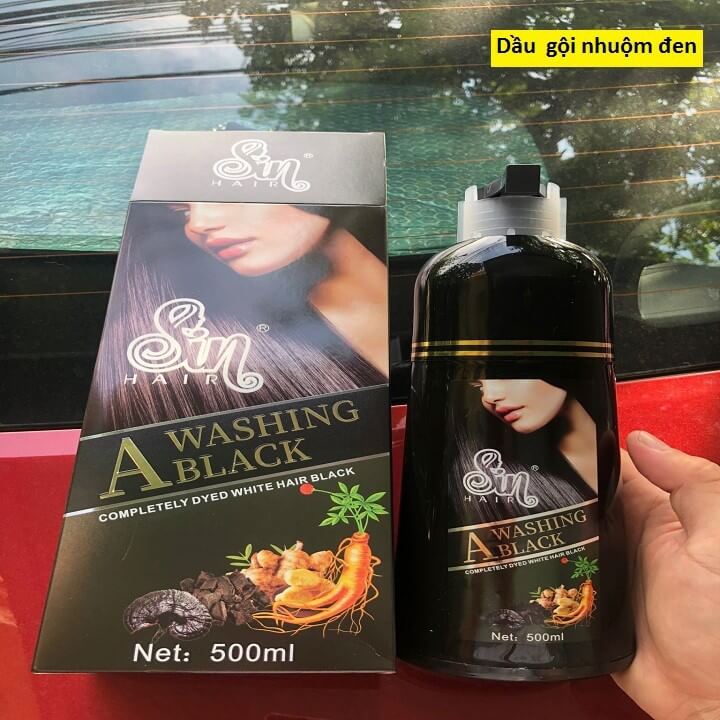 Dầu gội phủ bạc nhân sâm SIN HAIR Nhật Bản