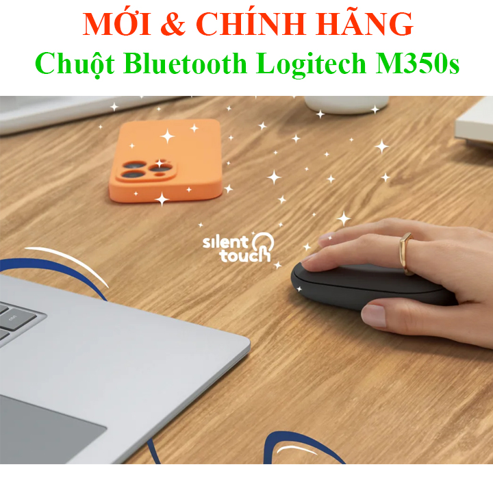 Chuột Bluetooth Logitech Pebble M350s M350 MỎNG ĐẸP Yên tĩnh, M240 M331