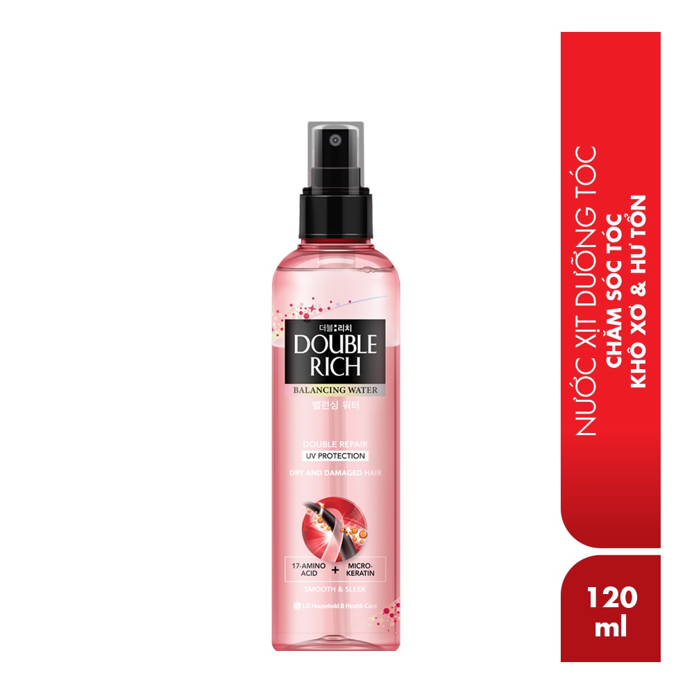 Nước Dưỡng Tóc Double Rich Phục Hồi (Hồng) 120ml