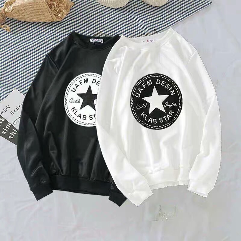 SET ÁO ĐÔI SWEATER NAM NỮ IN HÌNH DỄ THƯƠNG