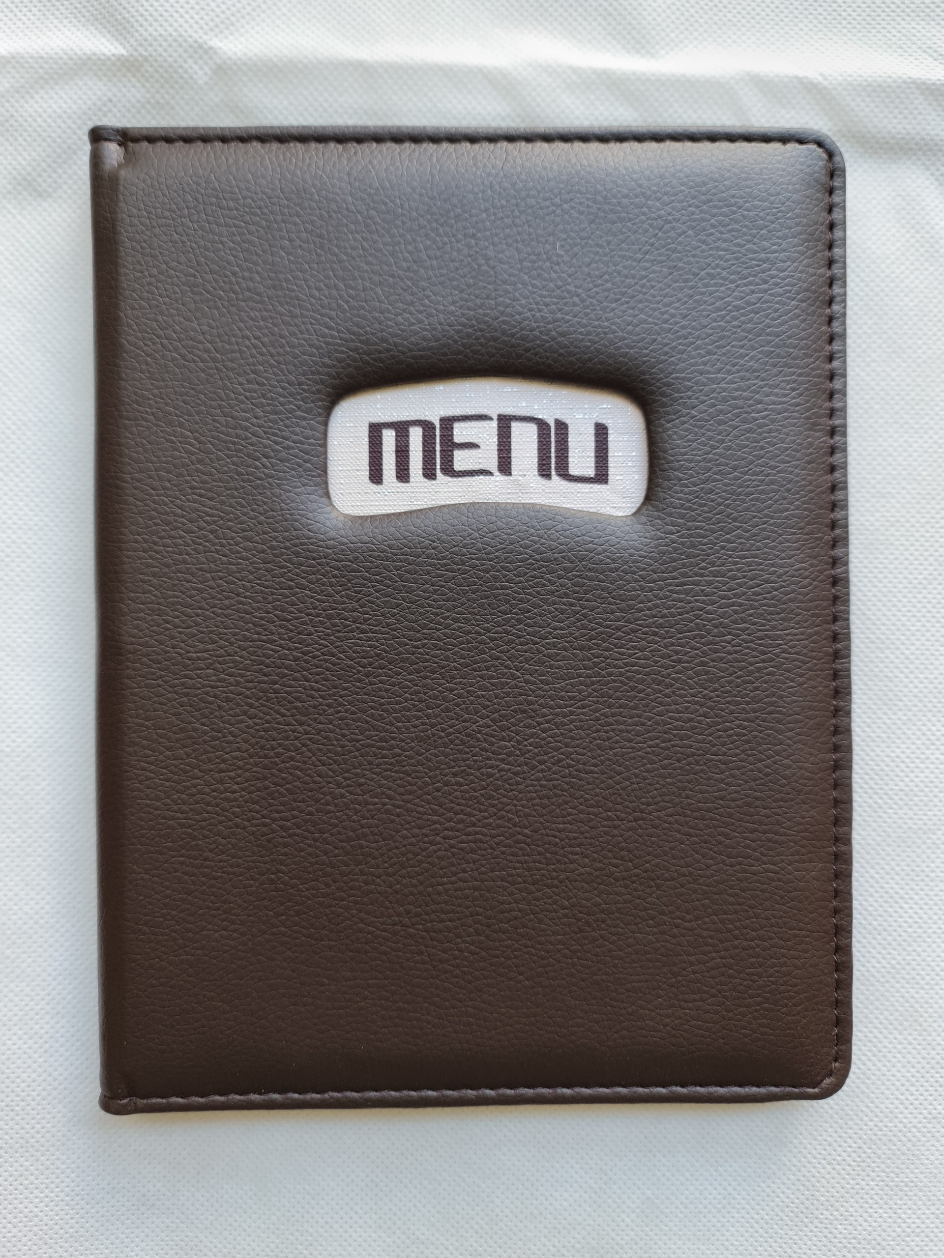 BÌA MENU DA 10 và 20 LÁ CAO CẤP A5 TH (17x23cm) quyển menu
