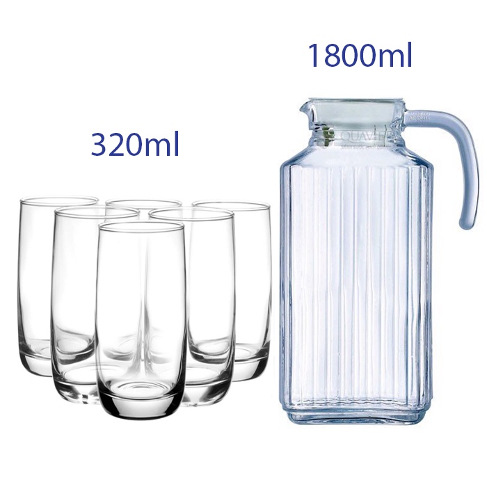 Bình đựng nước thủy tinh 1.8 lít
