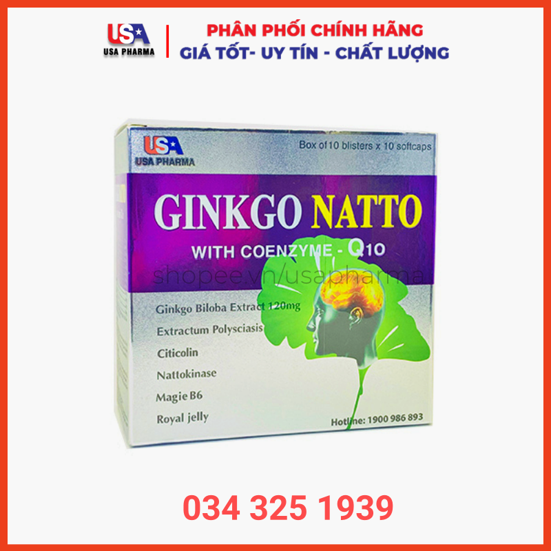 Pellet food brain ginkgo natto Q10 help blood circulation of brain, relieve headaches, vestibular-100 tablets