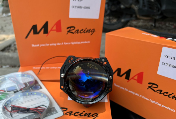 Đèn bi led 3 inch ma racing - m10 công suất 50w