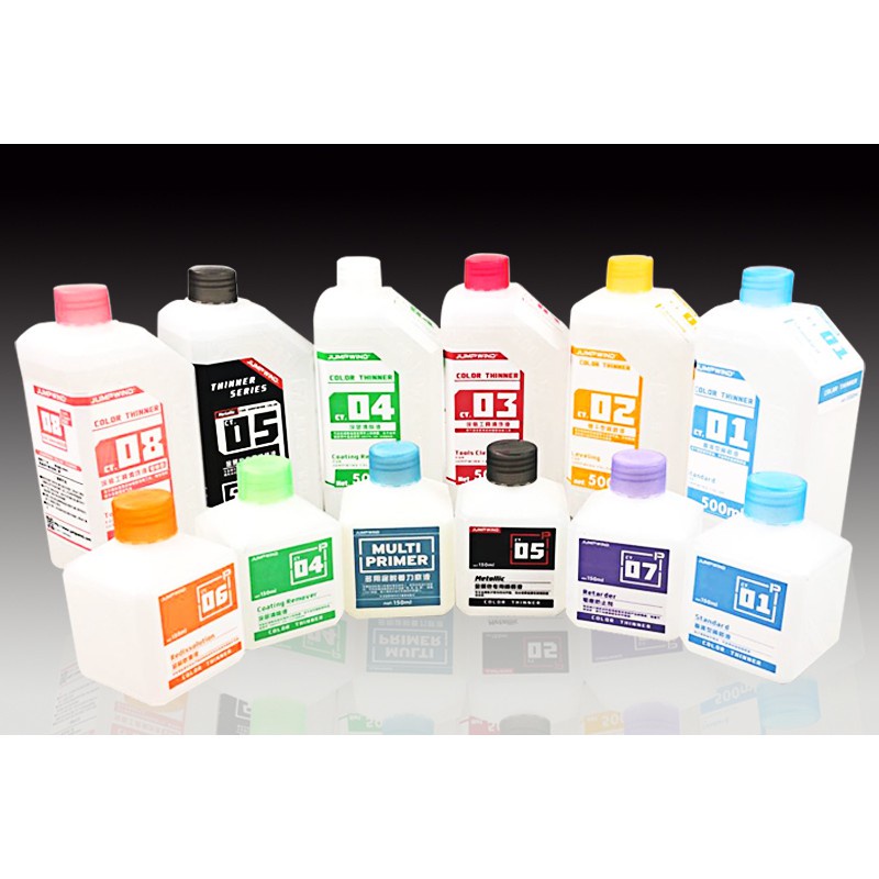Dung môi thinner pha sơn- tẩy sơn 150ml- 500ml ct01-ct05 ct08 ct01p-ct07p dung dịch sơn jumpwind cho mô hình