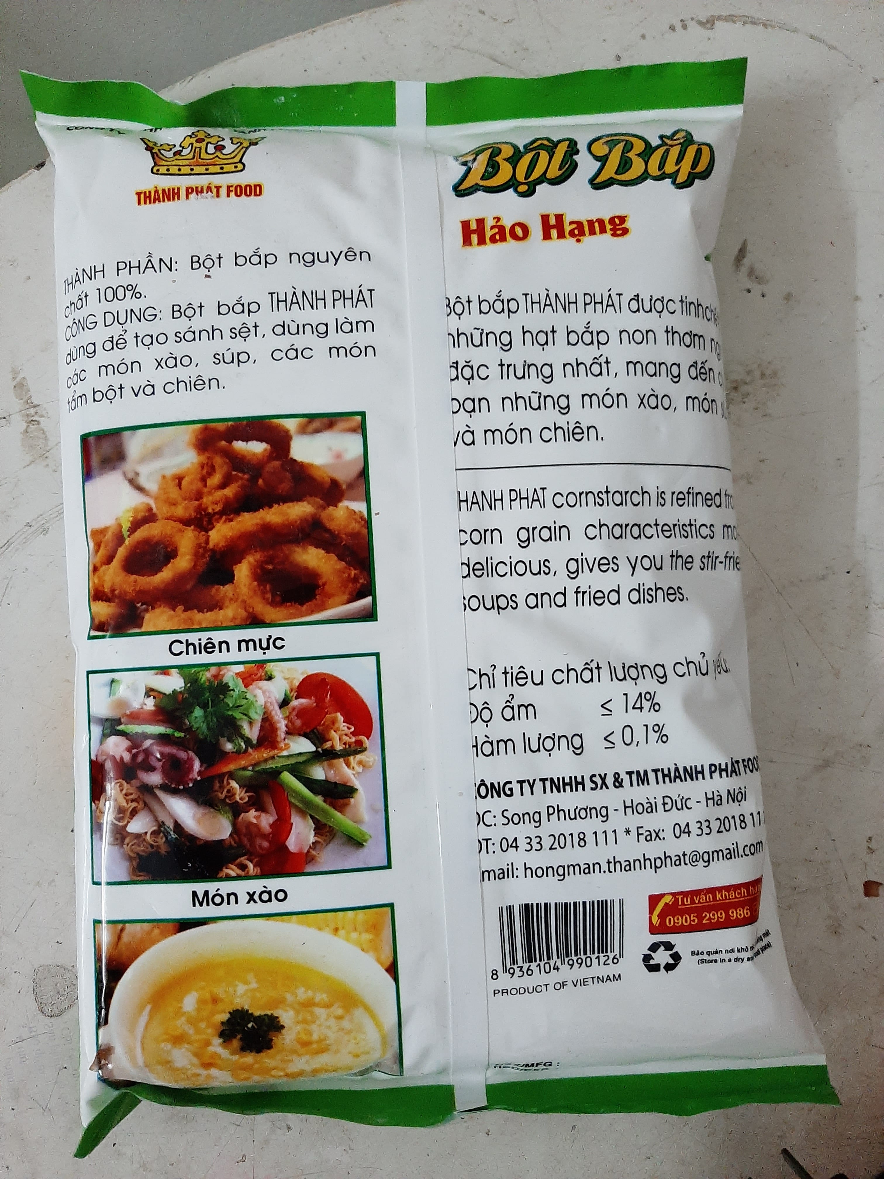 Bột Bắp hảo hạng Thành Phát 400g/1kg