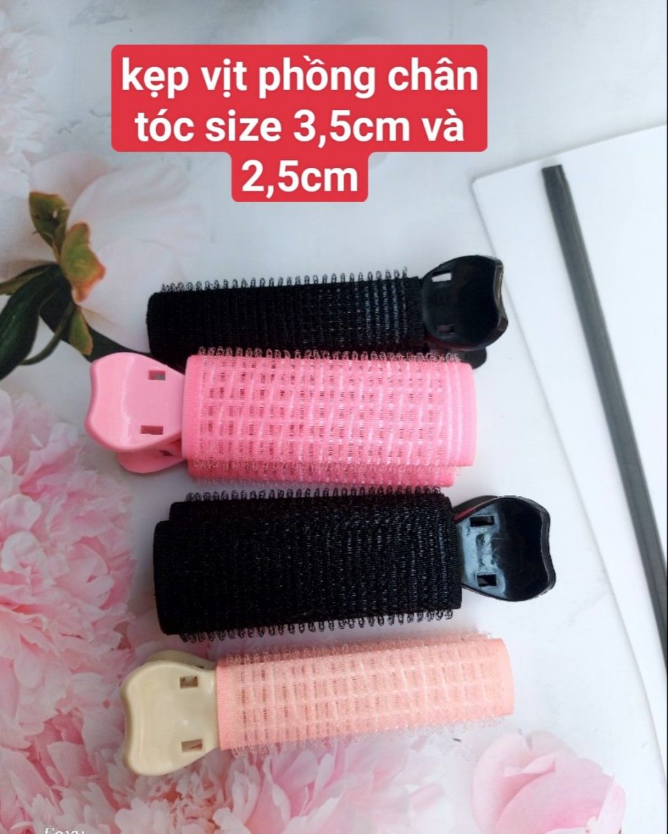 Kẹp vịt phồng chân tóc size 3,5 cm và 2,5 cm