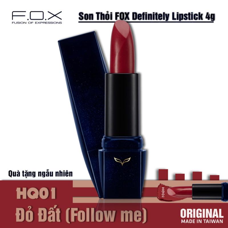 [TAIWAN COSMETICS] Son Thỏi FOX Definitely Lipstick 4g cao cấp