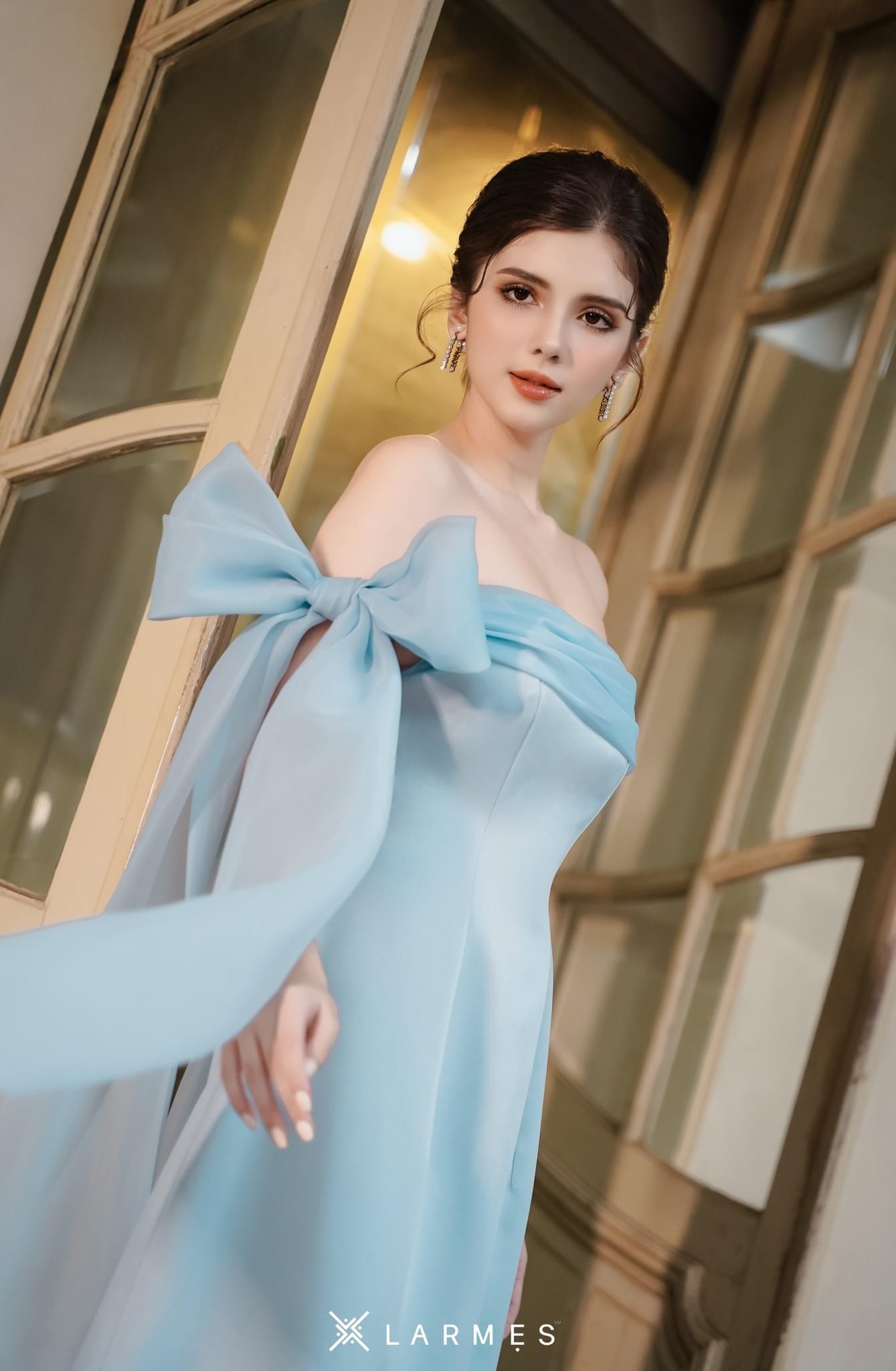 LARMES - Đầm nơ Jolie