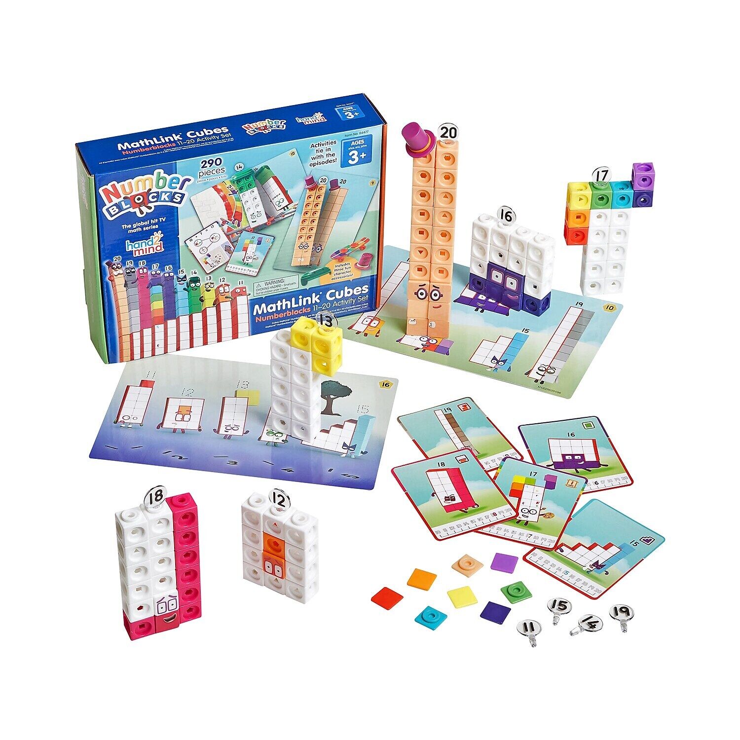 Đồ chơi trí tuệ Numberblocks MathLink Cubes 11-20 Activity Set
