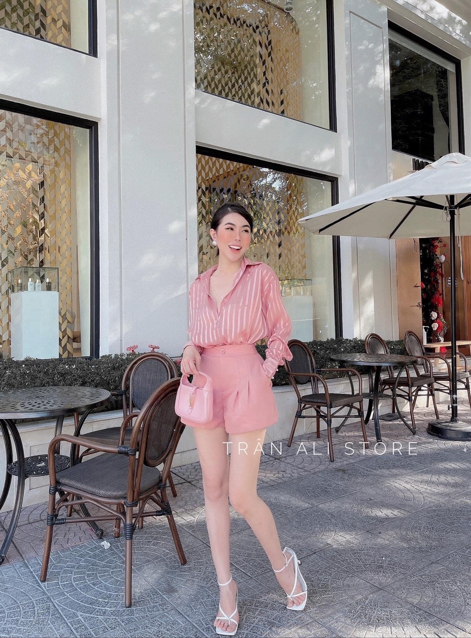 Set bộ sơ mi kèm quần short