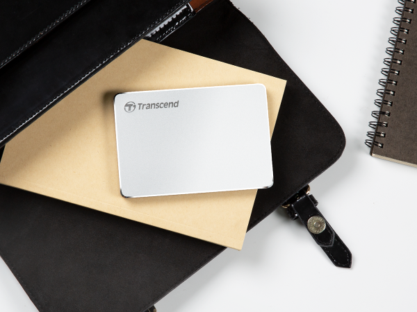2Tb Transcend C3S Extra Slim External Hard Drive (Ts2Tsj25C3S) Genuine Silver