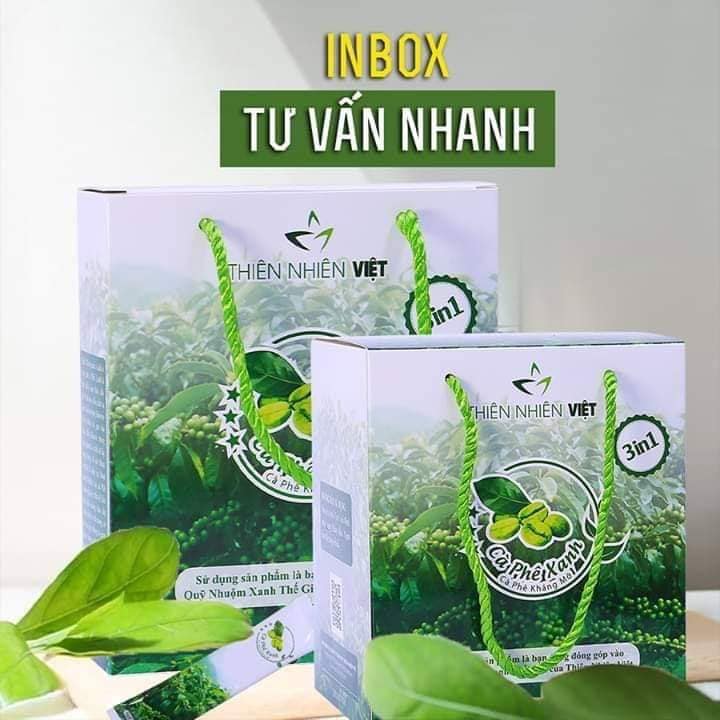 Cà phê xanh kháng mỡ giảm cân 30 gói/ hộp