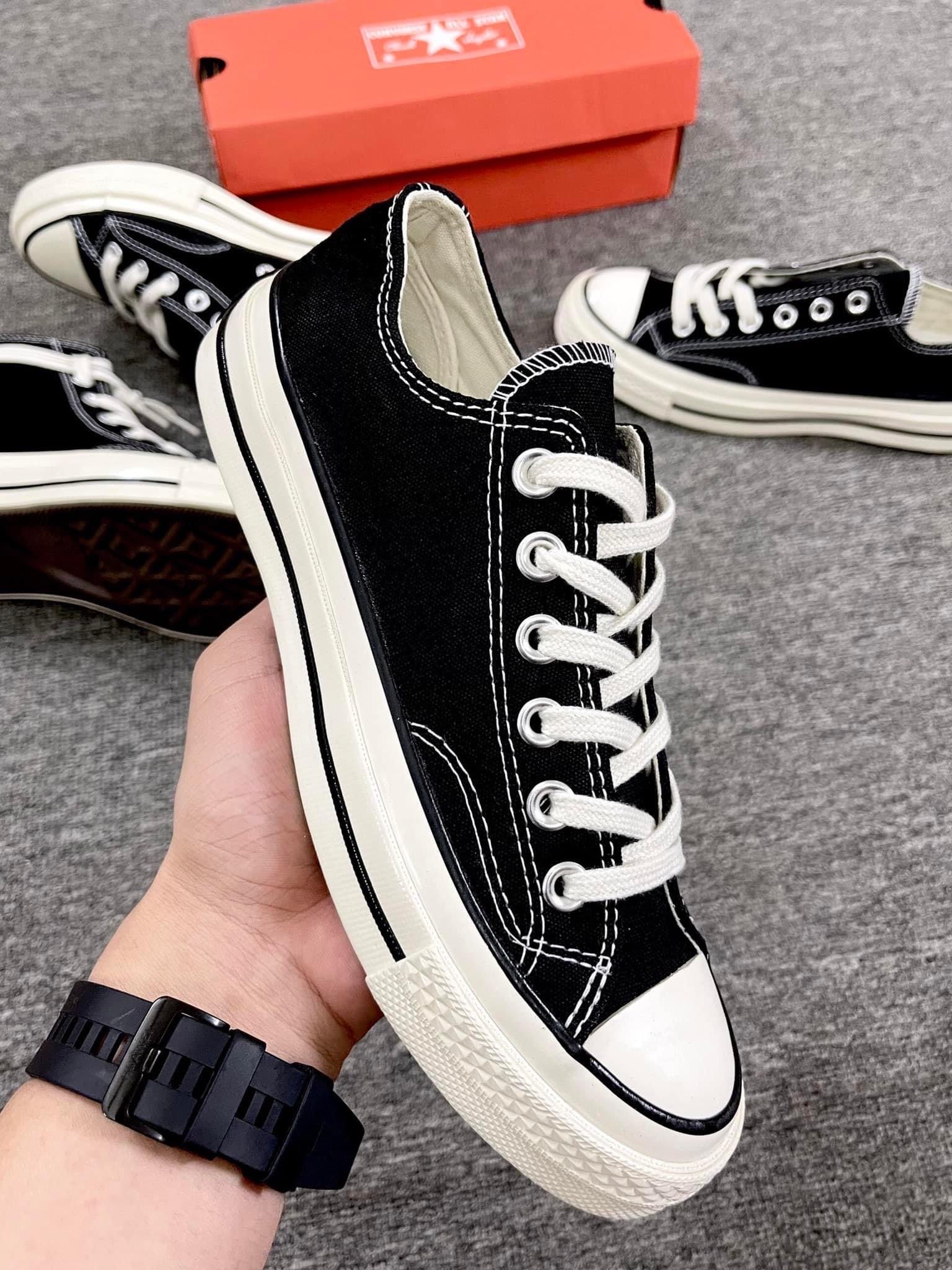 Giày Converse chuck 1970s cao cổ màu đen, Giày CV Đen