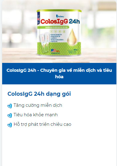 Sữa non Colos IgG 24h(sữa non miễn dịch)