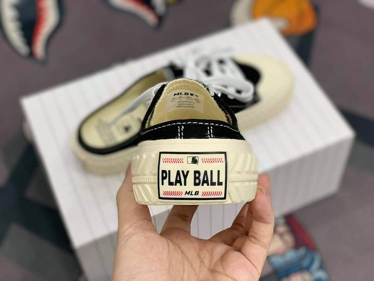 [ Full box + bill ] Sục thể thao ny , sục 𝐌𝐋𝐁 nữ , Sục MLB đen trơn 🥰