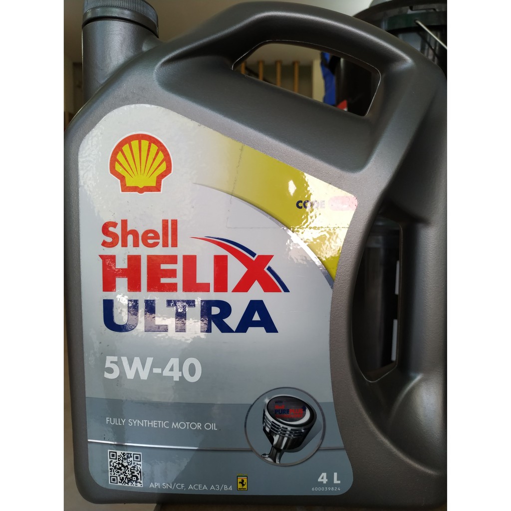 Nhớt Shell Helix Ultra 5W40 4L API SP