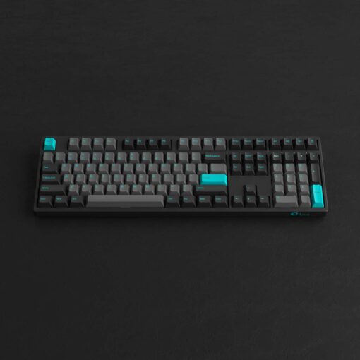 Bàn phím cơ AKKO 3108 Plus Black & Cyan (Foam tiêu âm / AKKO CS switch)