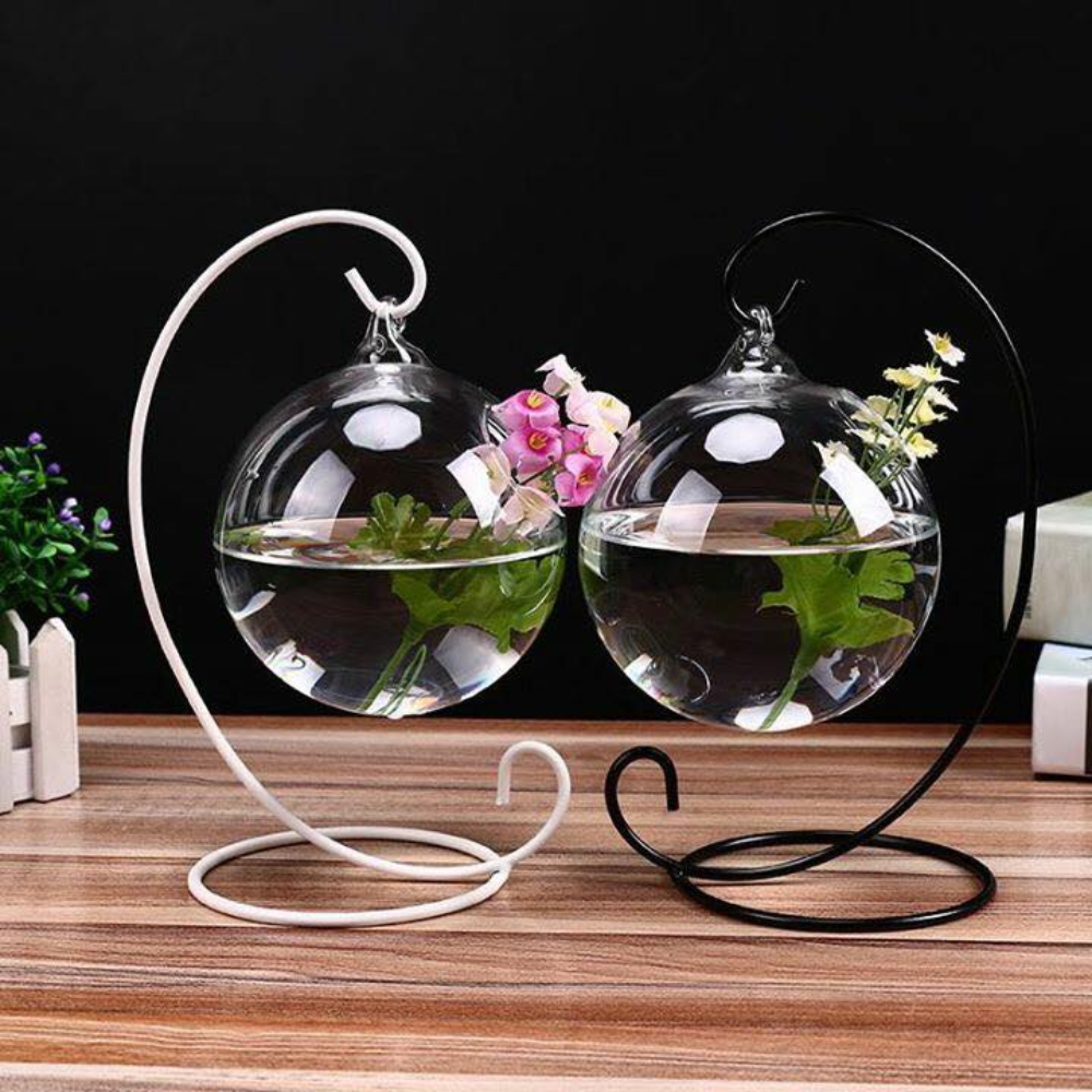 Bể cá mini treo khung chữ C để bàn
