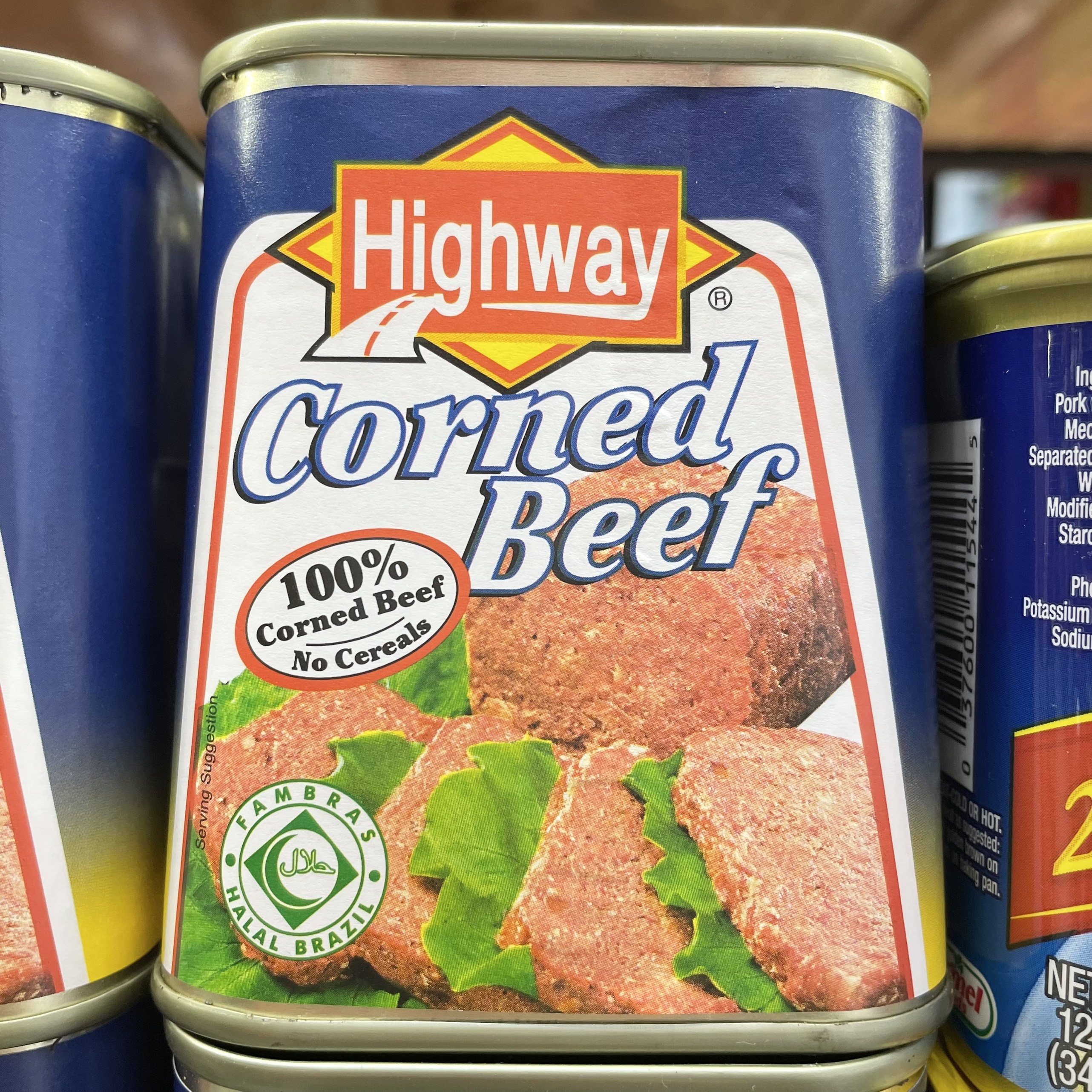 [New Date 08/2028]Thịt Bò Hầm Highway Corned Beef Hộp 340 gram Hàng Nhập
