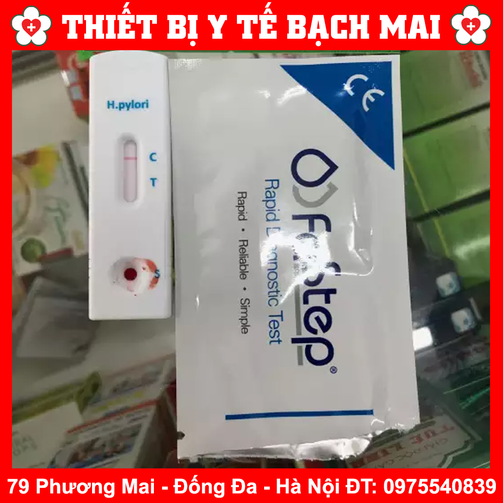 Que test thử nhanh hp viêm loét dạ dày fastep mỹ