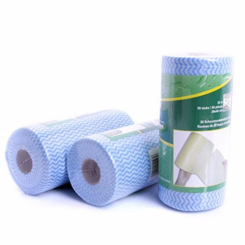 Cuộn khăn lau đa năng chùi bếp, chén dĩa, xe cuộn 50 miếng