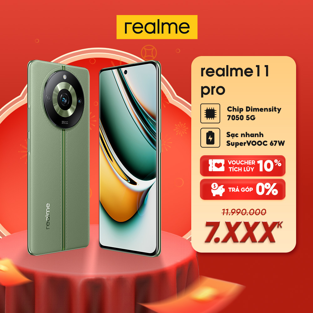 Điện Thoại realme 11 Pro  - Hàng Chính Hãng Miễn Phí Vận Chuyển