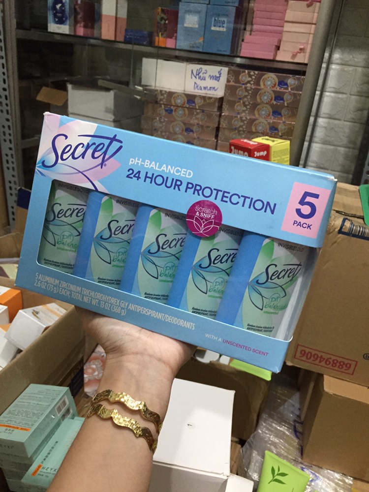 Lăn khử mùi dạng sáp SECRET -73g