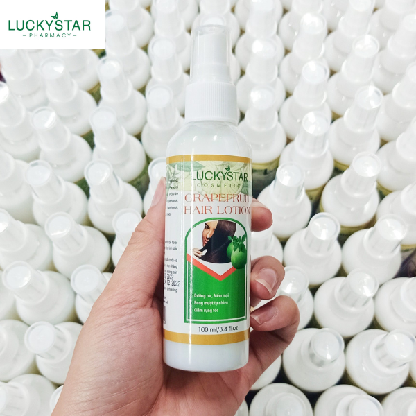 Lotion Dưỡng Tóc Tinh Dầu Bưởi Lucky Star  100ml