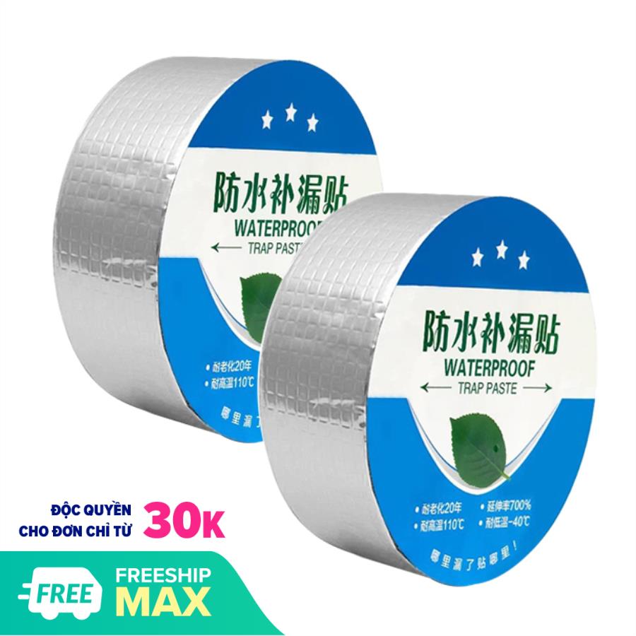 Combo 2 cuộn băng keo siêu dính, siêu chống thấm 5cm
