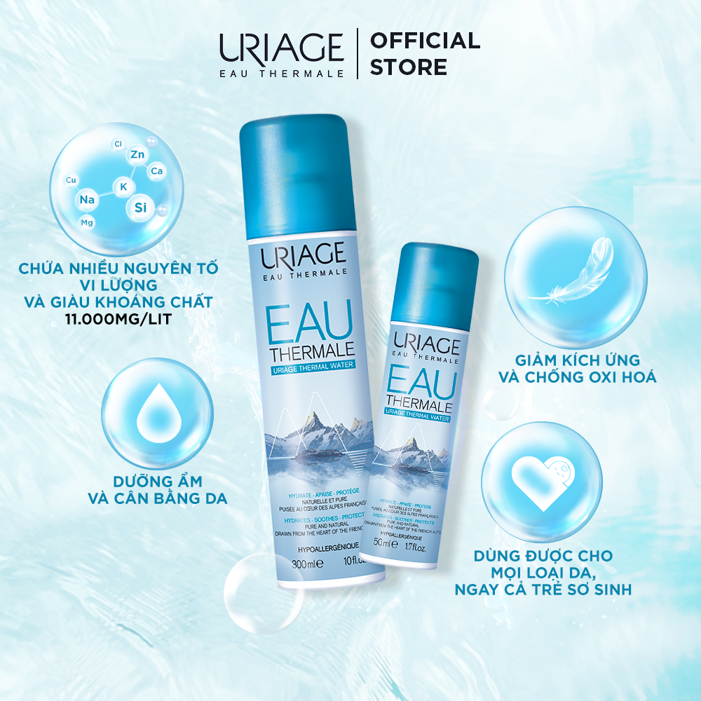 (HB_Gift) Xịt Khoáng Chăm Sóc Da URIAGE THERMAL WATER 50ml