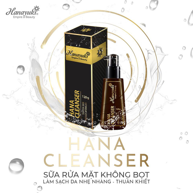 Sữa rửa mặt hanayuki