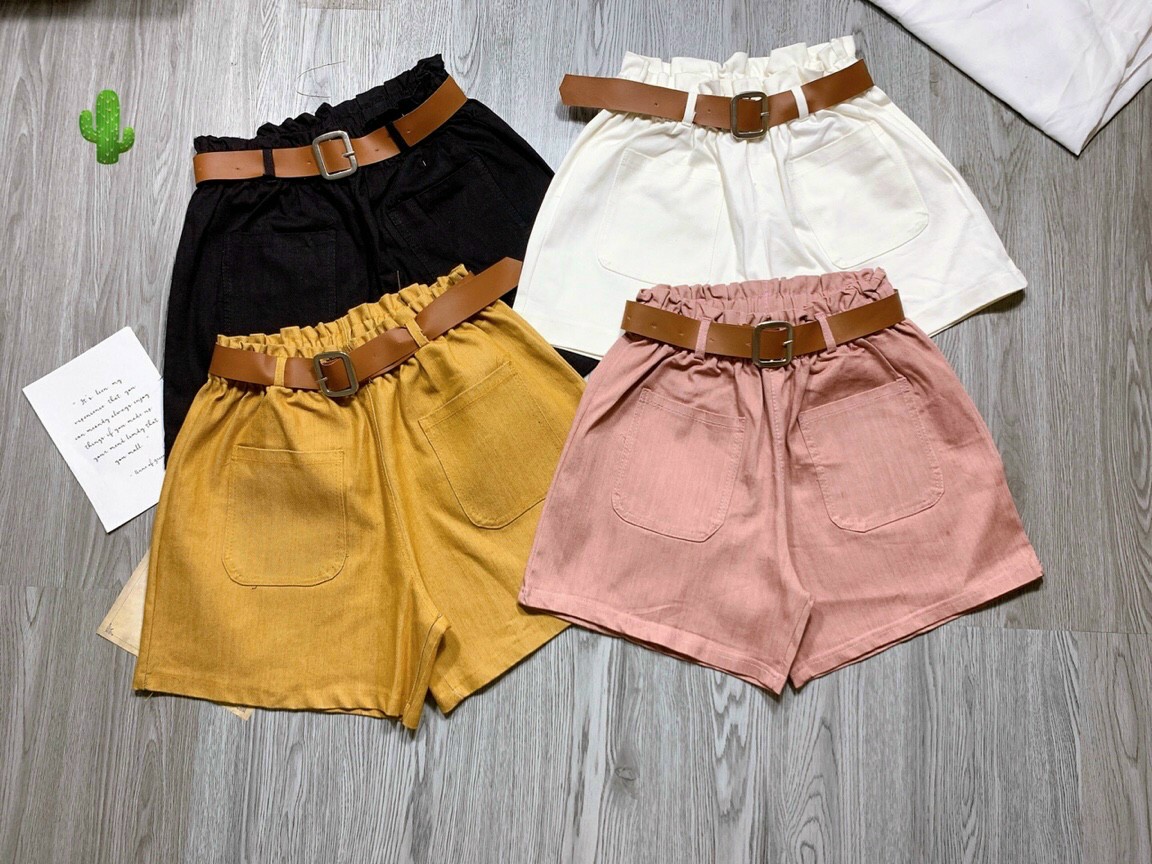 Quần short nữ#hot kiểu ống to form 50kg trở lại quần short kiểu kèm nịt quần short đẹp giá rẻ(ngọc39k
