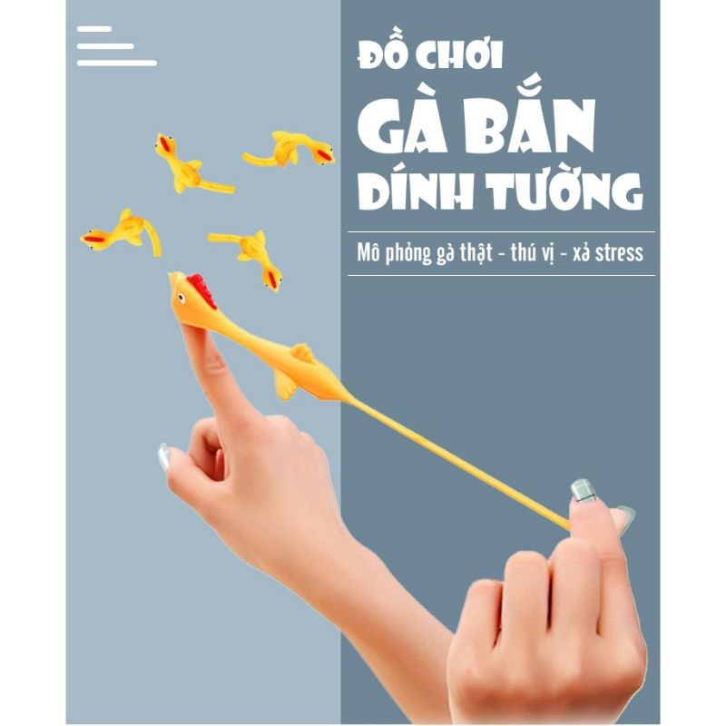 Gà bay dính tường vui nhộn
