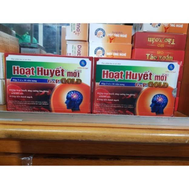 Hoạt huyết g&p gold lưu thông máu não rối loạn tiền đình gp, sản phẩm có nguồn gốc xuất xứ rõ ràng, đảm bảo chất lượng, dễ dàng sử dụng