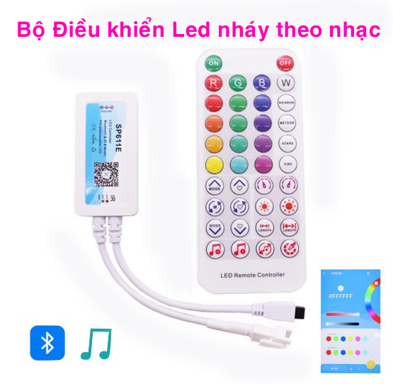 SP611e - Bộ điều khiển led argb ws2812b ws2811 qua App