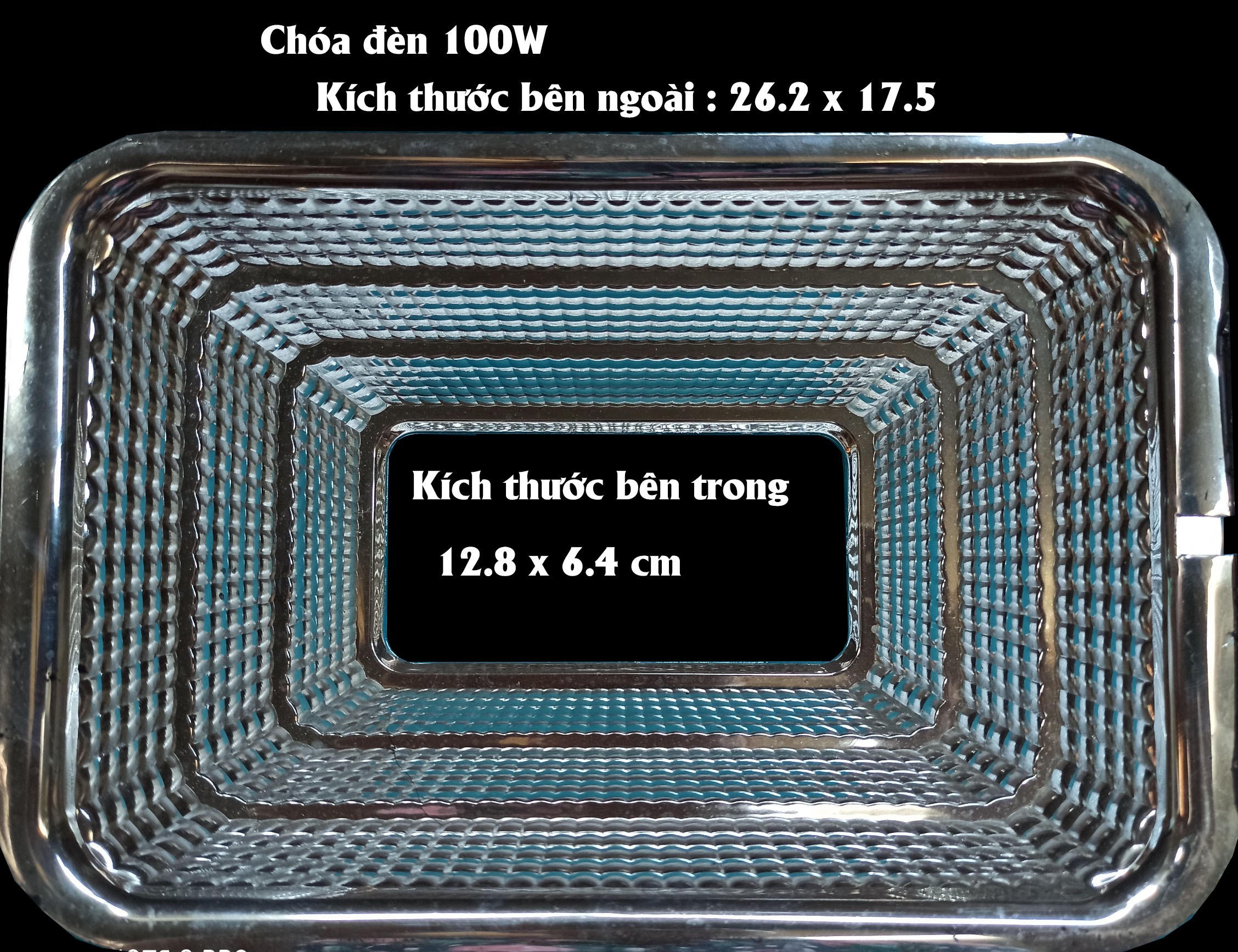 Chóa đèn năng lượng mặt trời đủ kích thước