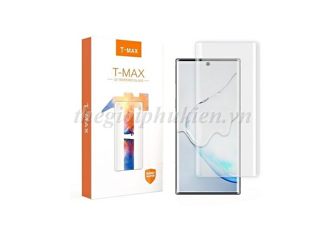 Dán kính cường lực t-max full keo uv cho samsung galaxy note 10+ plus