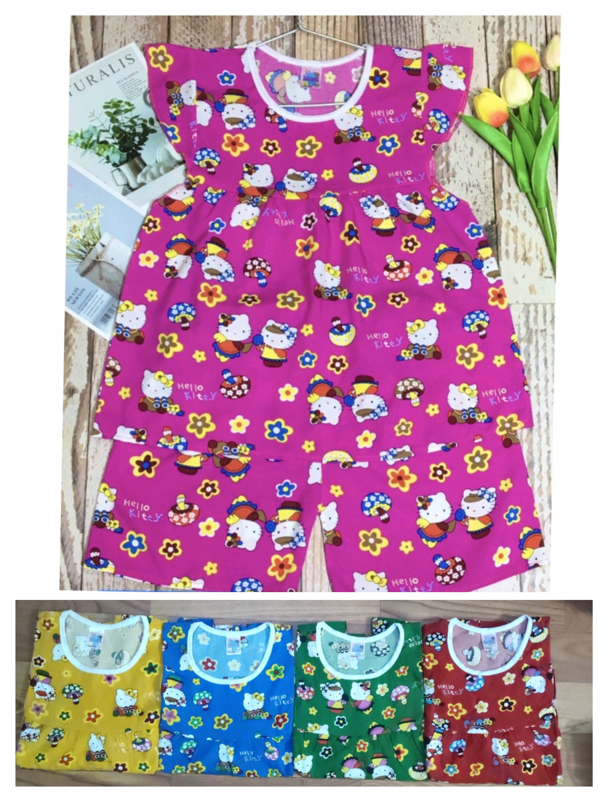 (giá sỉ) set 4 bộ tole bé (22-26kg) (4 bộ 4 màu 4 họa tiết khác nhau)