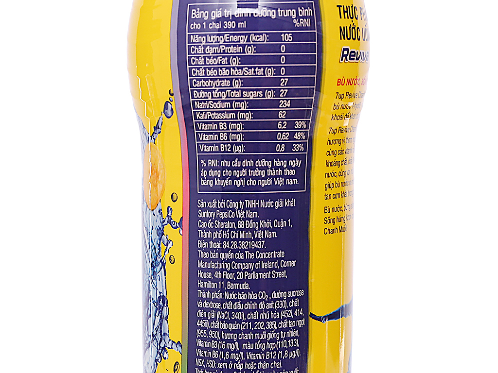 LỐC 6 CHAI REVIVE CHANH MUỐI 500ML