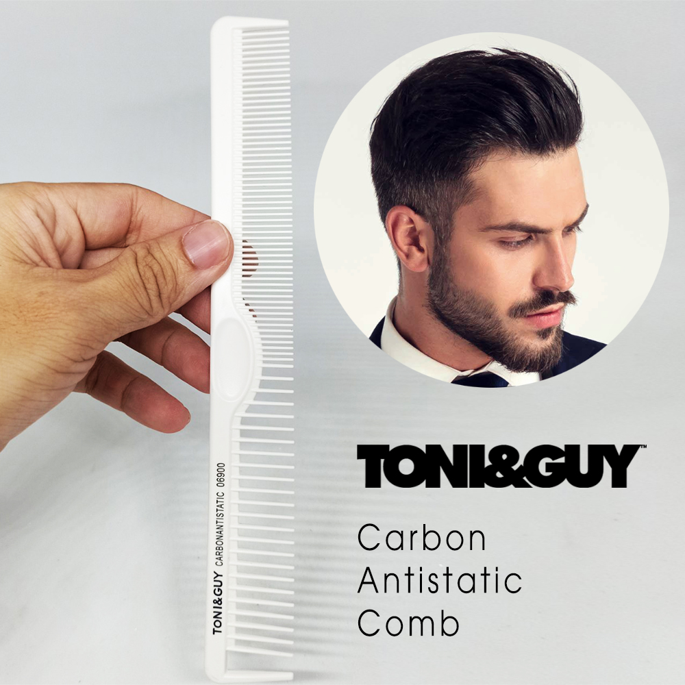 Lược Cắt Tóc Toni and Guy Carbon Trắng 06900
