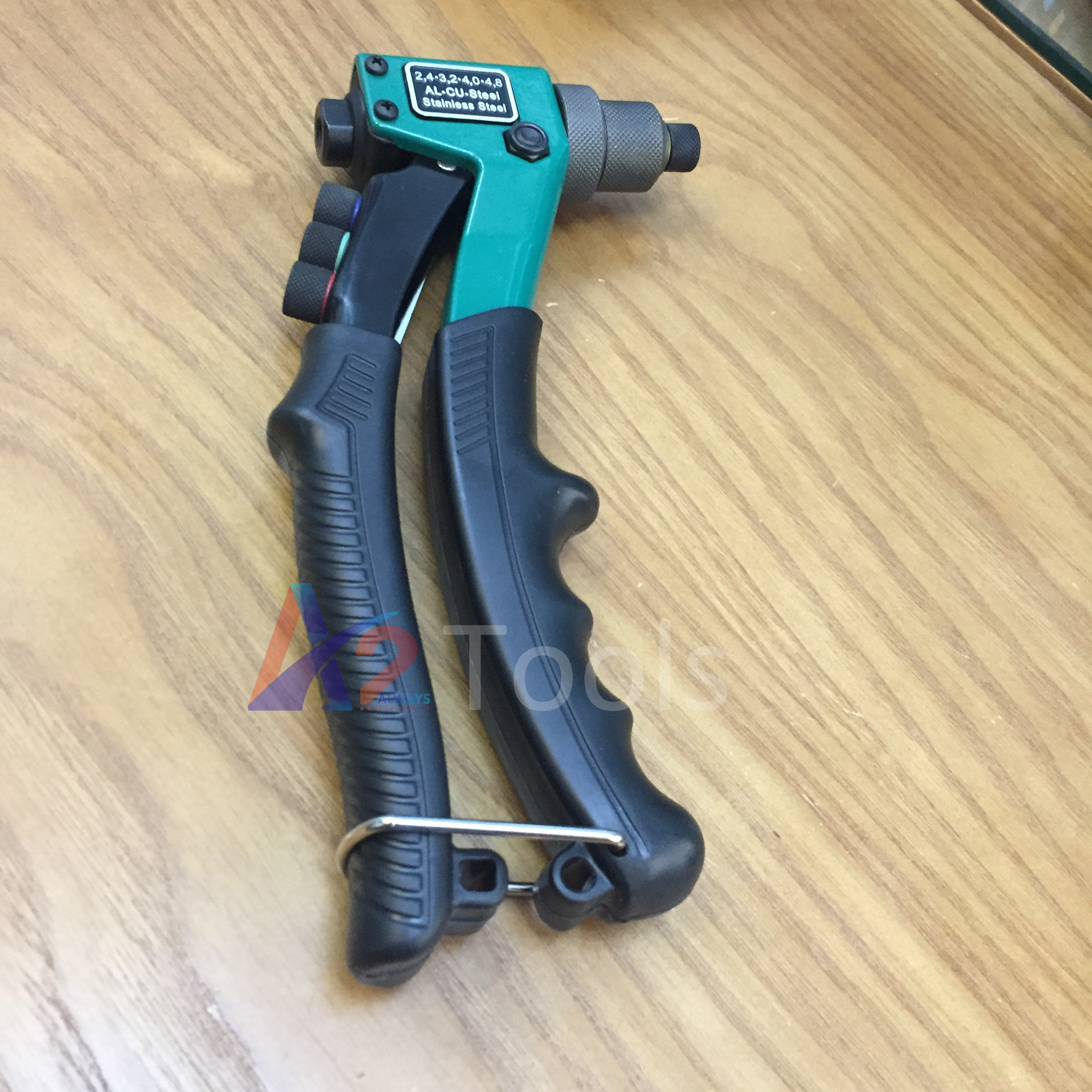 Kềm bấm riveter trợ lực 8in/200mm sata 90501 - 2.4, 3.2, 4, 4.8mm