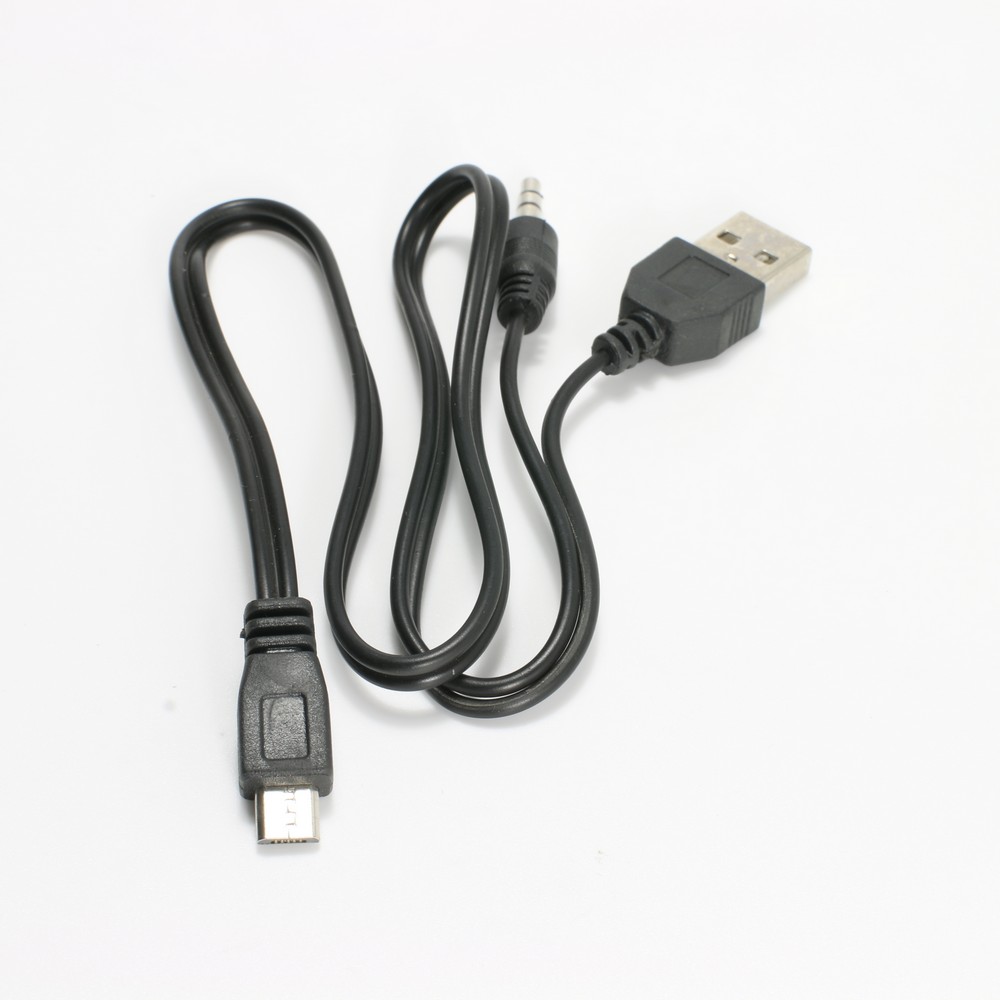 CÁP LOA 3 ĐẦU MICRO USB RA 3.5MM + USB 2.0