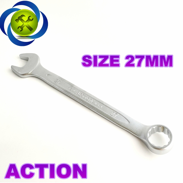 [HCM]Cờ lê vòng miệng 27mm Action xi mờ ACTION-27