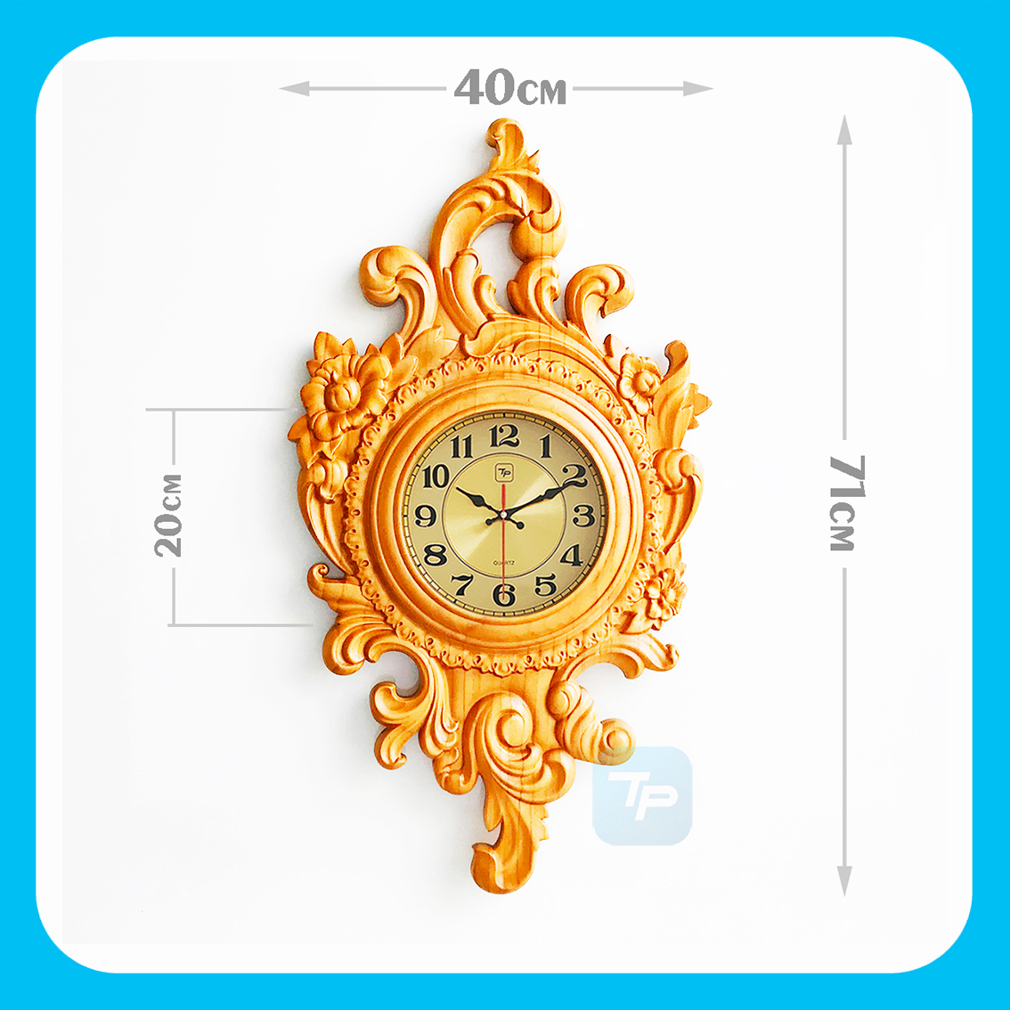 ĐỒNG HỒ GỖ TREO TƯỜNG TP7