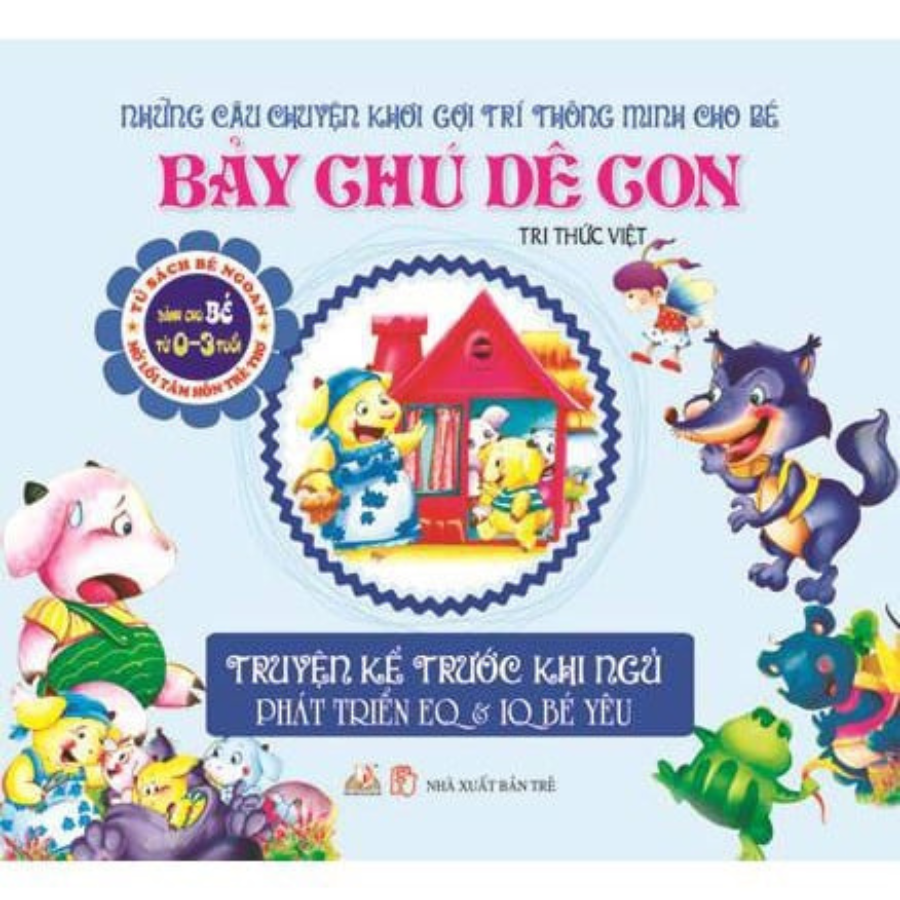 Sách Truyện Kể Trước Khi Ngủ - Bảy chú dê con - Vanlangbooks