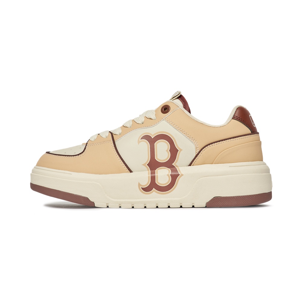 Giày Sneaker MLB Chunky Liner Low Boston Red Sox Beige (Full box)